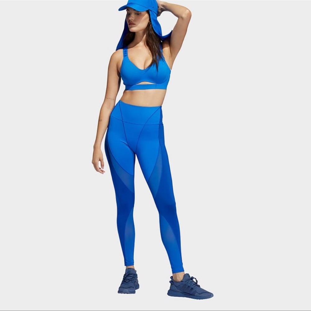 Adidas X Beyonce Ivy Park Fab Tights in Glory Blue